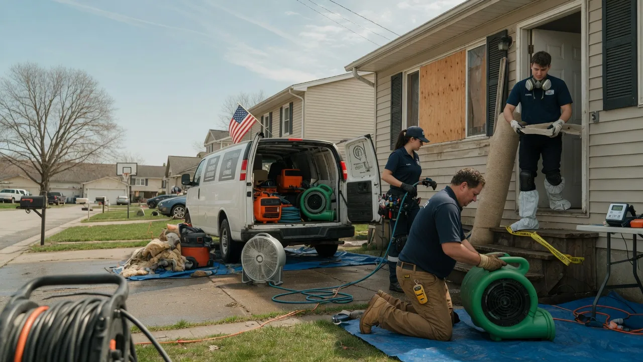 Water Damage Restoration in Garwood, TX near me